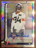 2025 Jayden Reed RC Silver Auto Topps Chrome /499