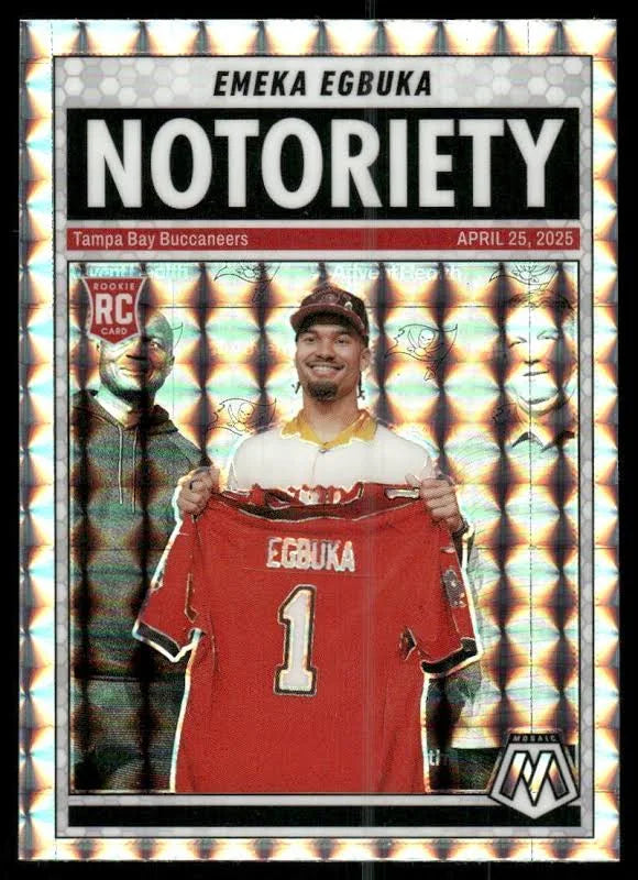 Emeka Egbuka 2025 Notoriety Geometric Rookie Card (RC)